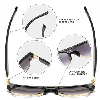 3539 Слънчеви очила с двоен мост, метални, ретро спортни, ежедневни, външна търговия, трансгранична мода