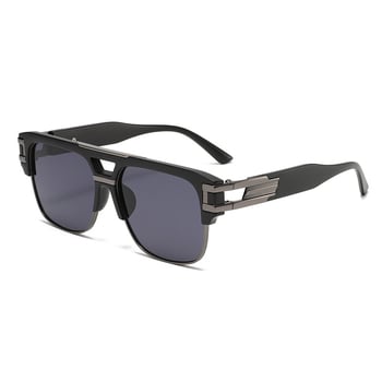 3539 Слънчеви очила с двоен мост, метални, ретро спортни, ежедневни, външна търговия, трансгранична мода