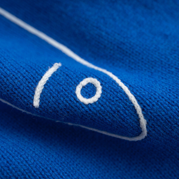 Ženski pleteni džemper s motivom Little Fish, opušteni ležerni stil, okrugli ovratnik, dugi rukavi, mješavina vune i kašmira (70–80% vuna, 30–50% kašmira), izvezeni detalji, japansko-korejski casual stil, zima 2025