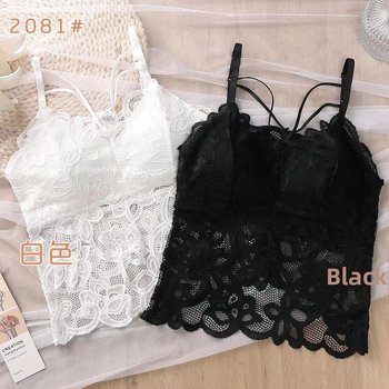 Dugi čipkasti top s otvorenim leđima, s umetkom za grudi, seksi donje rublje