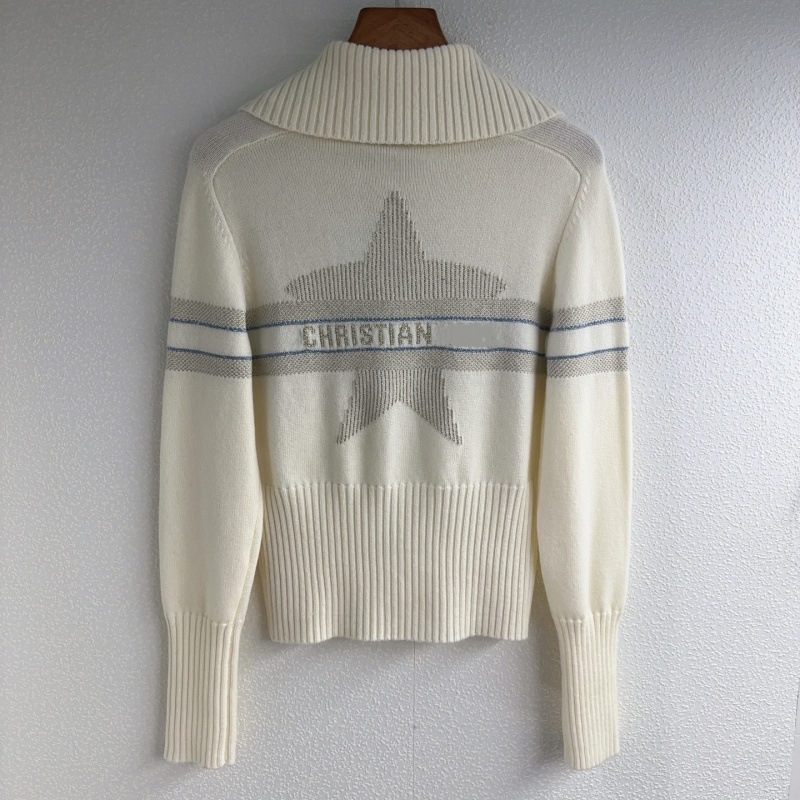 Pletený kardigán s kapucňou a zipsom, geometrický vzor, vlna s kašmírom (<30% kašmír), polo golier, voľný strih