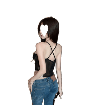 Sieťový čipkovaný top pre ženy, Sling/Urban štýl, Slim fit, leto 2022, akrylové vlákno, 95%+ obsah