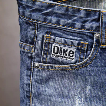 Pánske džínové šortky, slim-fit, nízky pás, zips, polyester