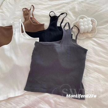 Top tubular pentru bust, nylon, cupă triunghiulară, cupă subțire modelată, stil beauty-back, inspirație japoneză-coreeană