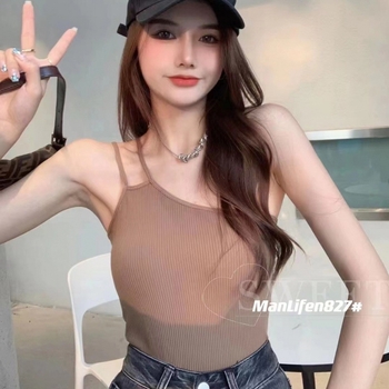 Top tubular pentru bust, nylon, cupă triunghiulară, cupă subțire modelată, stil beauty-back, inspirație japoneză-coreeană