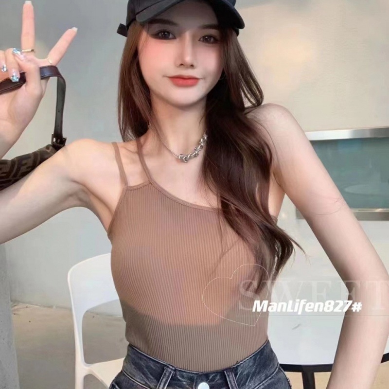 Top tubular pentru bust, nylon, cupă triunghiulară, cupă subțire modelată, stil beauty-back, inspirație japoneză-coreeană