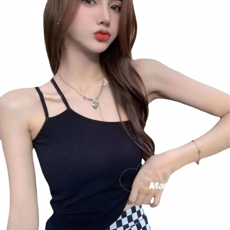 Top tubular pentru bust, nylon, cupă triunghiulară, cupă subțire modelată, stil beauty-back, inspirație japoneză-coreeană