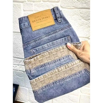 Pánske džínové šortky, washed vintage vzhľad, rozstrapkané, bavlna, rovný strih, elastický pás, leto