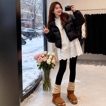 Tričko s čipkovanými vsadkami, dlhý rukáv, okrúhly výstrih, voľný strih, polyester