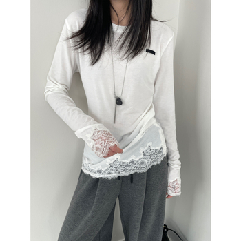 Majica s kapuljačom i dugim rukavima, uzorak lubanje, okrugli izrez, srednje duljine, šivanje