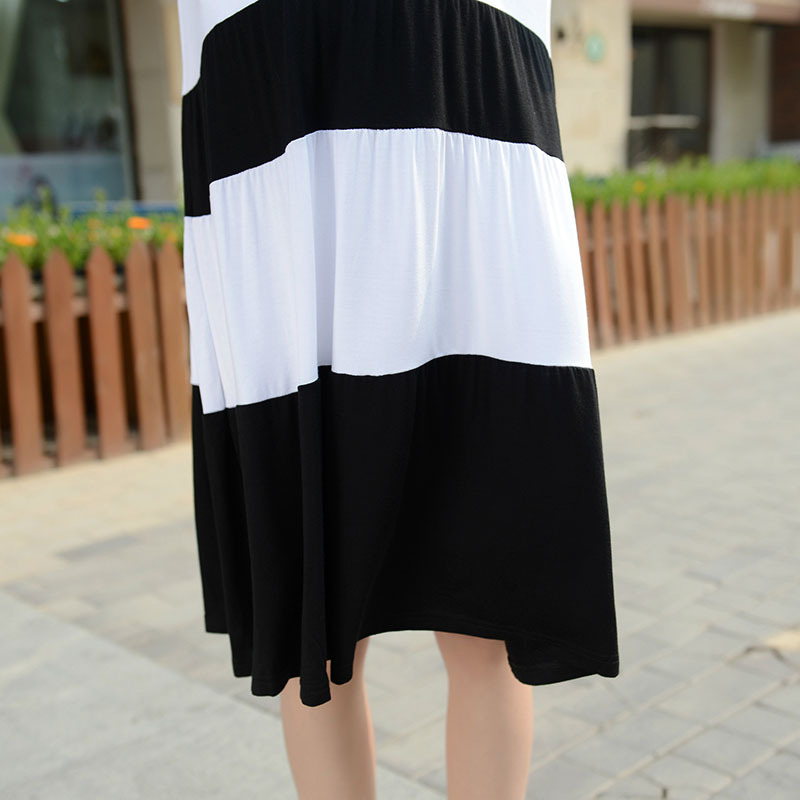 Haljina za trudnoće – bez rukava, okrugli izrez, otvaranje za dojenje, Modal vlakno 90–95%