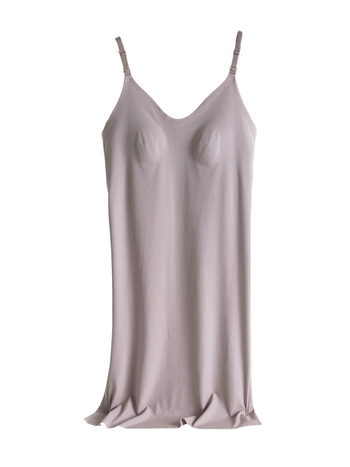 Haljina A-linije za dojenje, okrugli izrez, bez rukava, najlon-elastan smjesa, prednje otvaranje za dojenje