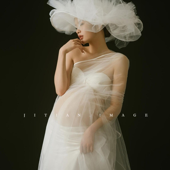 Set na fotenie tehotnej, bez rukávov, acetátová tkanina, triacetátové vlákno, obsah 50–70%