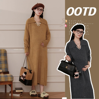 Šaty na dojčenie s kapucňou, dlhé rukávy, šaty s rybím chvostom, otvor na dojčenie, dlhé šaty