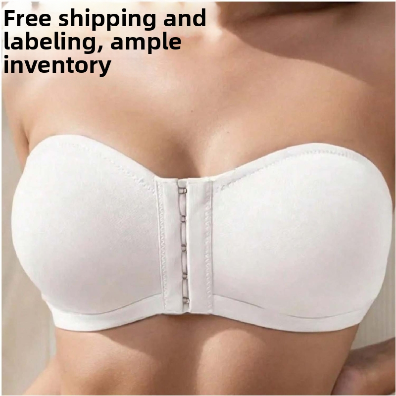 Nylonový podprsenka-tub top – priedušný, bezšvový, plný košíček s tenkými formovanými miskami