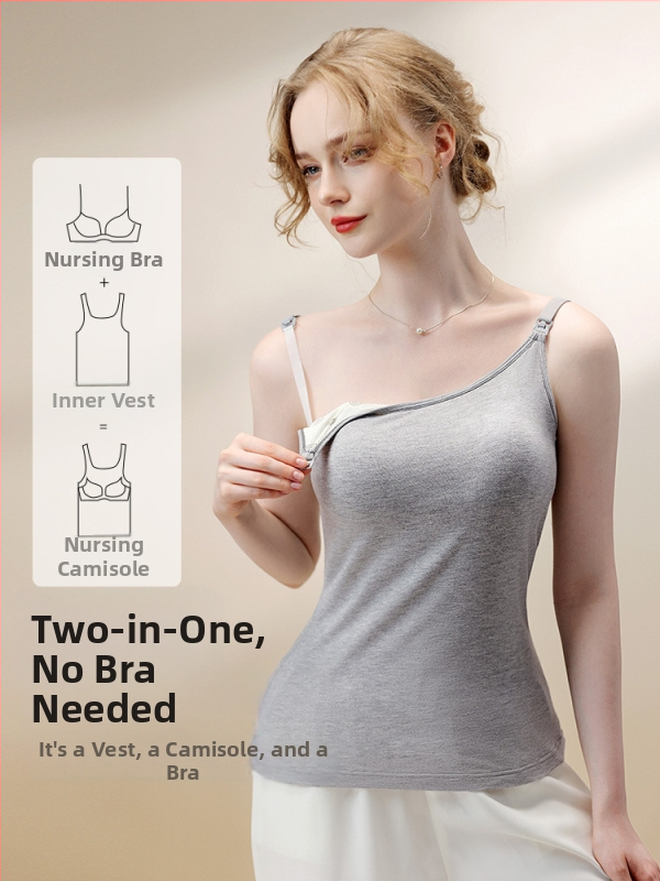 Baoweini potkošulja za dojenje — sjajna viskoza, 90–95% viskoza, sling stil, umetci za dojke, svakodnevni stil