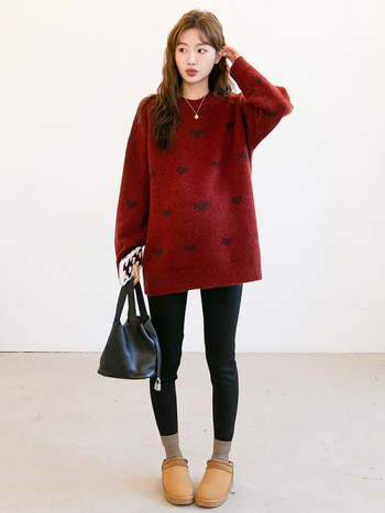 Majčinski pulover u korejskom stilu, udoban širokog kroja, akrilna vlakna 70–80%, srednja duljina, dugi rukavi