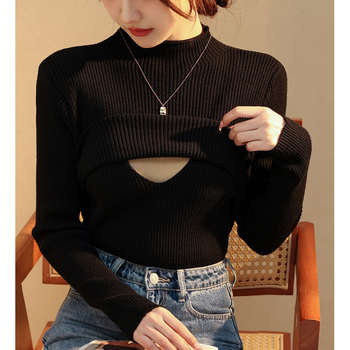 Dojilni pulover, 80-90% poliester, 3/4 rukava, kapuljača, poludubni vrat, uski kroj