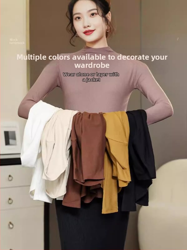 Nėščiosios rudens–žiemos pagrindinis topas, laisvas siluetas, ilgomis rankovėmis, apvali kaklo linija, kokosų veliūras, viskozės–spandekso audinys, ilgis 50–65 cm