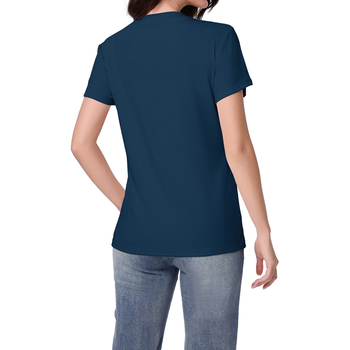 Odjeća za trudnoću i dojenje, lažni dvodijelni set, kratki rukavi, okrugli vrat, srednja dužina, poliester