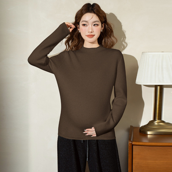 Džemper za trudnice s flis podstavom, debeo, široki kroj, dugi rukavi, korejski stil