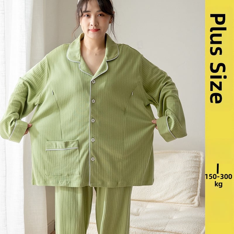 Set nočného oblečenia pre matky po pôrode, 100% bavlna, kórejský štýl, 161–180 g/m2, jarné vydanie 2023