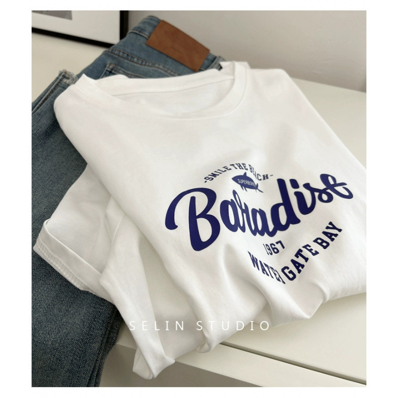 Majica za dojenje, udobna silueta, pamuk, kratki rukavi, okrugli izrez