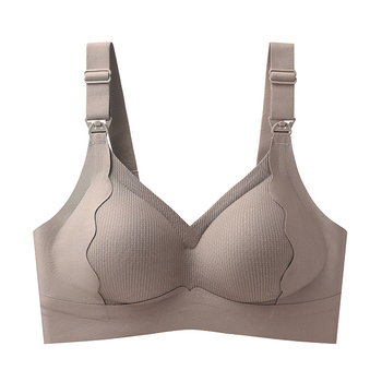 Sutien za dojenje nakon poroda, tanke oblikovane košarice, bez žica, mek potporu
