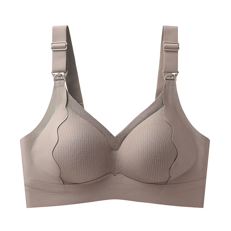 Sutien za dojenje nakon poroda, tanke oblikovane košarice, bez žica, mek potporu