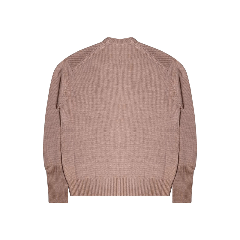 Džemper od kašmira s jacquard geometrijskim uzorkom, okrugli izrez, opušten kroj, dugi rukavi