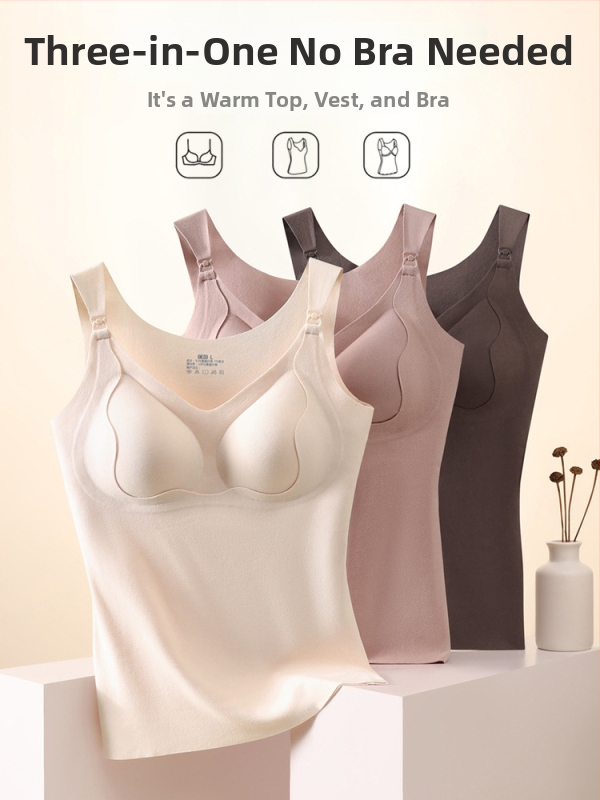 Grūtniecības un zīdīšanas tops, bezšuvju, silts, ar pacēluma atbalstu, bez piedurknēm, garums 50–65 cm, poliester-spandeksa maisījums