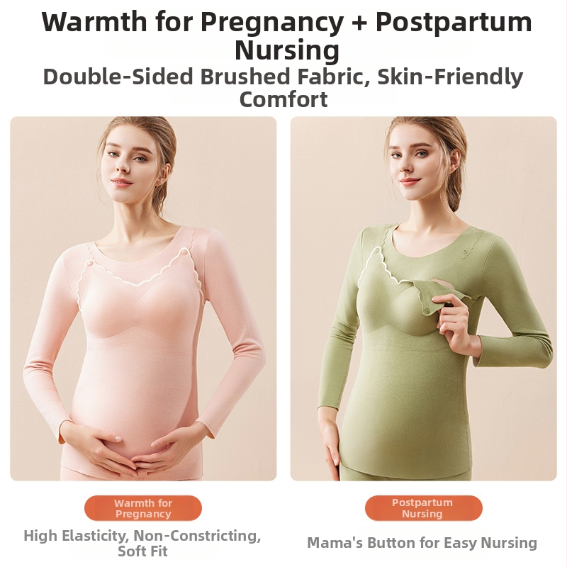 Piena zīdīšanas tops grūtniecēm ar atveri, poliestera un elastāna maisījums, bloka motīvs, garās piedurknes