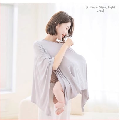 Maitinimo skraiste maitinti - kvėpuojanti TR medžiaga, PVC ≤30%, 3/4 rankovės, polo apykaklė, daugiafunkcinė apsauga maitinti lauke, Pavasaris 2024