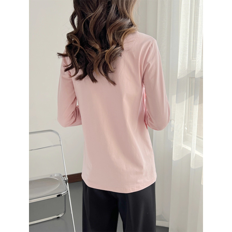 Gornji dio za dojenje za proljeće-jesen, kućna odjeća za majčinstvo, s bočnim otvorom za dojenje (Materijal: poliester; Sastav: >95% poliester; Duljina: srednja 65–80 cm; Rukav: kratki; Ovratnik: okrugli)