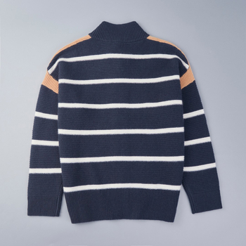 Kašmír pletený kardigán s kapucňou, okrúhly výstrih, dlhé rukávy, hrubý – Jeseň 2025