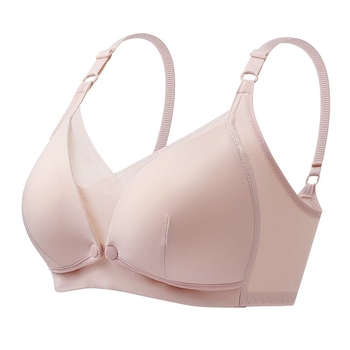 Sutien za dojenje od najlona, 70-80% glavnog materijala od najlona, tanke oblikovane košarice, bez čelične žice, fiksni dvostruki naramenici, za dojenje