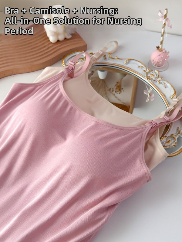 Grūtnieču barošanas top bez šuvēm ar krūšu polsteri – modal audums, sling stils