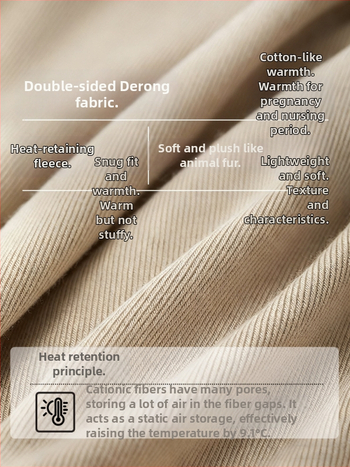 Grūtniecības antibakteriālais termiskās apakšveļas komplekts barošanai, 3/4 piedurknēm, apaļš kakls, poliesters 90–95%