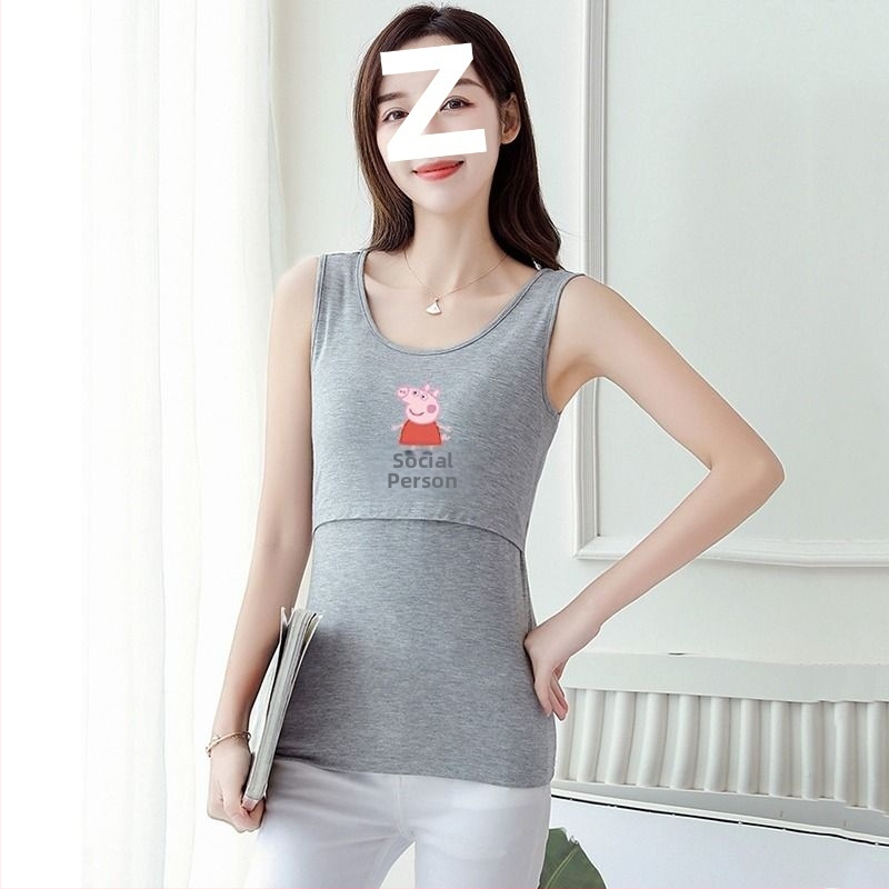 Top za dojenje za majke, 3/4 rukava, polo ovratnik, PVC tkanina, kineski retro stil