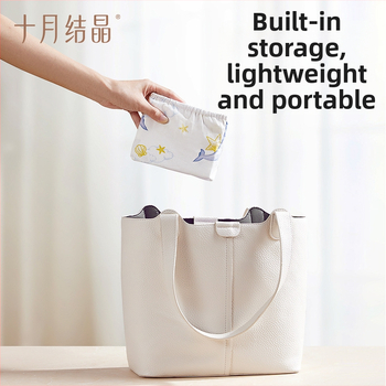 Barošanas šalle no kokvilnas (>95%), bez piedurknēm, kakla izgriezums ar karājošu līniju, ķīniešu stils (rudens 2024)