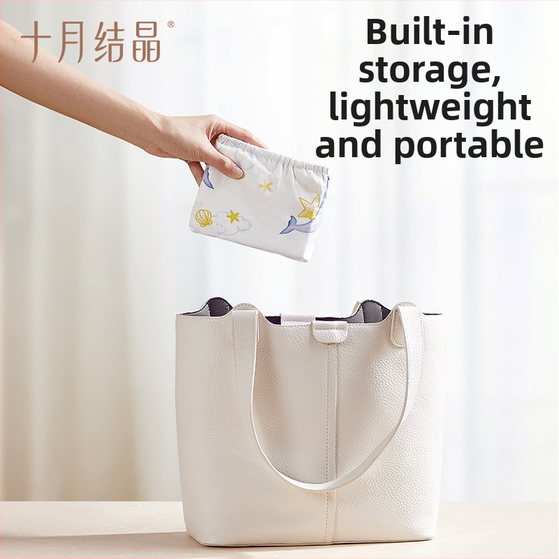 Barošanas šalle no kokvilnas (>95%), bez piedurknēm, kakla izgriezums ar karājošu līniju, ķīniešu stils (rudens 2024)