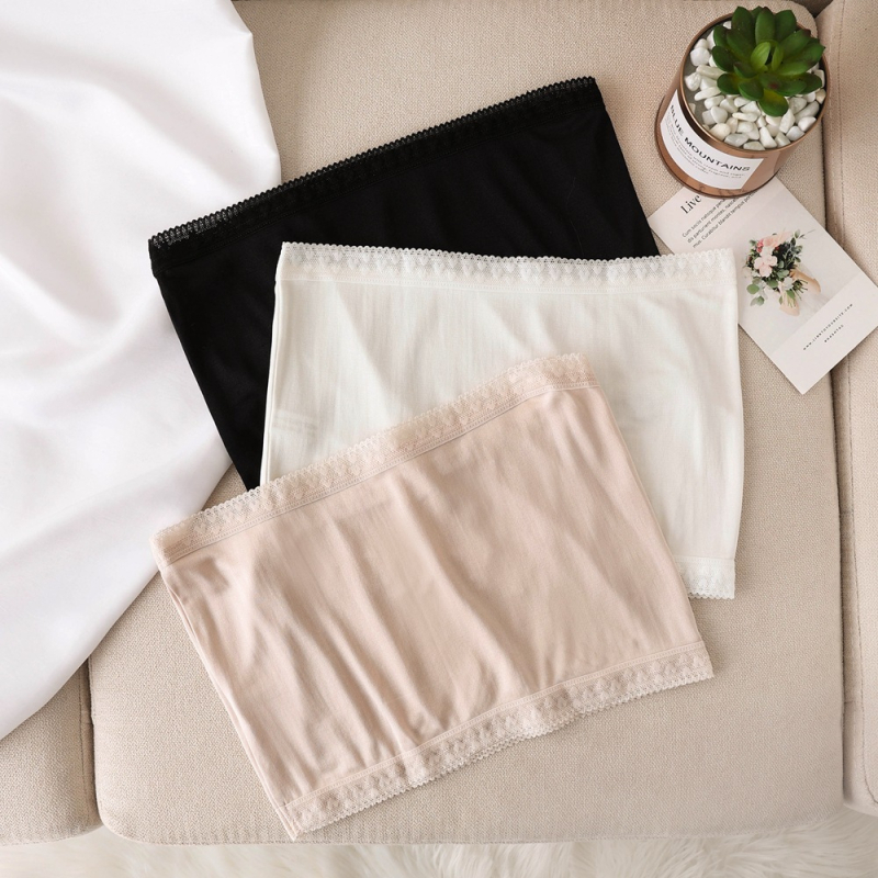 Svilen strapless wrap za grudi, potpuno košarice, tanko oblikovane košarice, protuklizno, korsetski stil