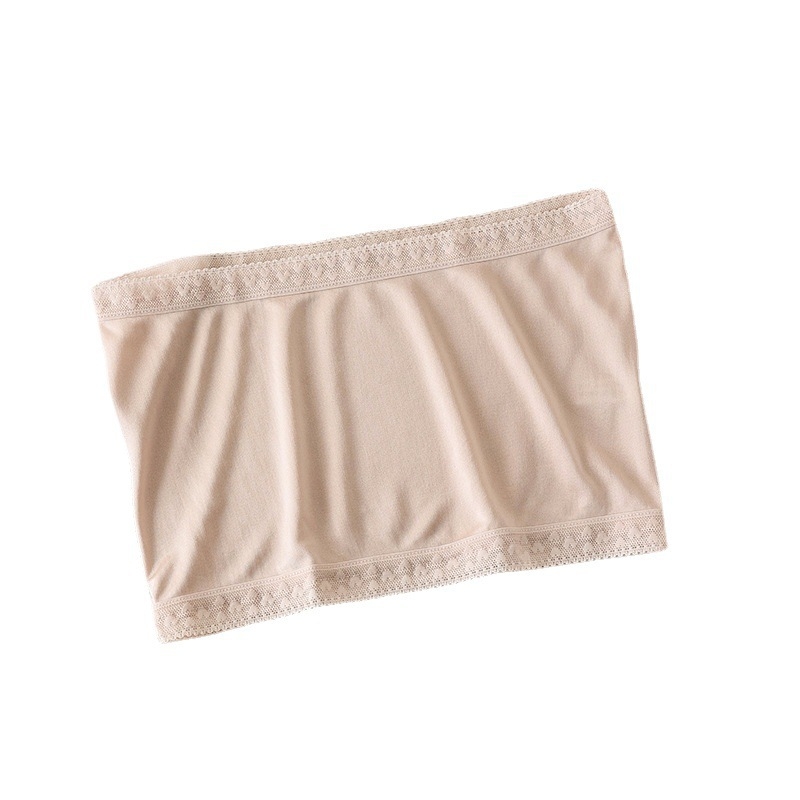 Svilen strapless wrap za grudi, potpuno košarice, tanko oblikovane košarice, protuklizno, korsetski stil