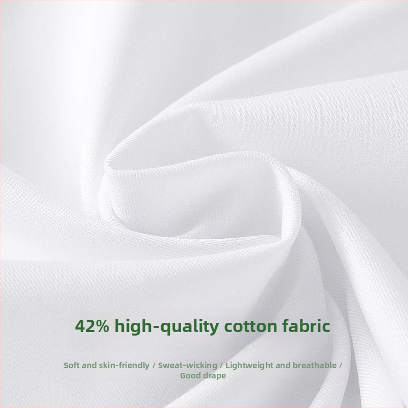 Dámska slim košeľa z bavlneno-polyesterovej zmesi, jednofarebná, dlhé rukávy, V výstrih, zapínanie na gombíky na prednej časti