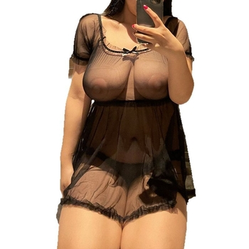 Prozirna ženska donja od poliestera, proziran top za spavanje, tanki materijal 101–120 g/m², 95–100% poliestera, proljeće 2025 izlazak