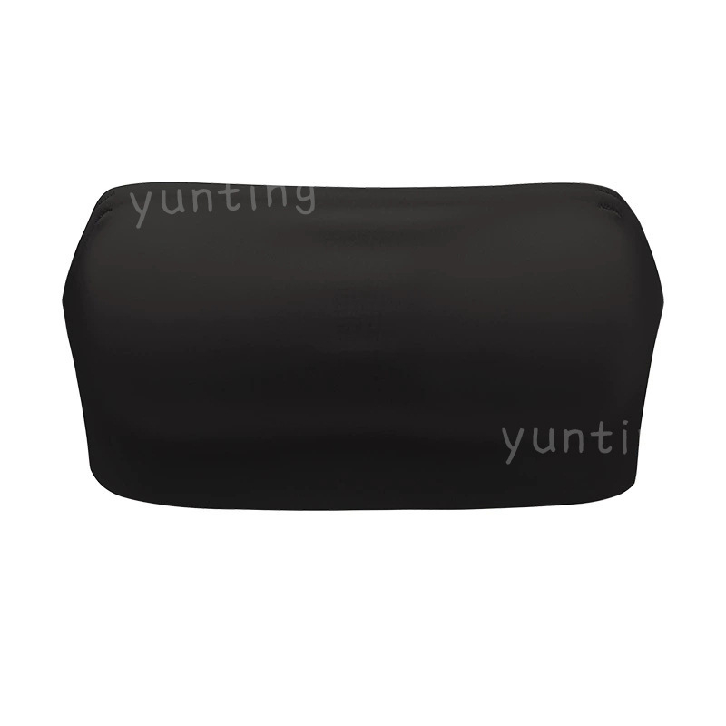 Tube-top wrap grudnjak, najlonska tkanina, puni košarica, bez naramenica, skupljanje, nevidljivi stražnji dio, proljeće 2025 izlazak