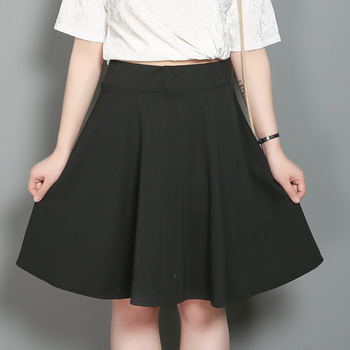 Suknja s rubom lišća lotosa, uvijeni pleteni materijal, poliester, proljeće 2025