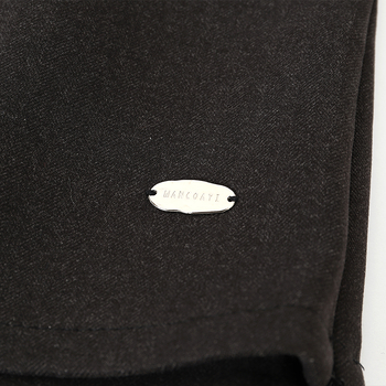 Vunena mini suknja s hip krojem, jednobojni uzorak, Mercerizirana izrada, Zima 2024