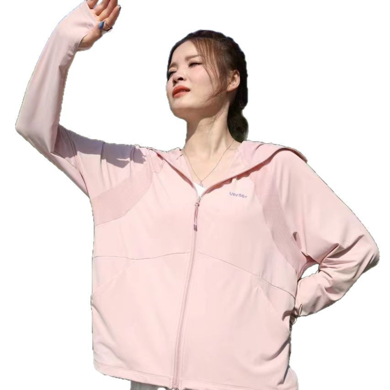 Női UV-védő kabát nyárra – könnyű, légáteresztő anyag, akril szál 95% feletti, 3/4-ujjú, motoros stílus