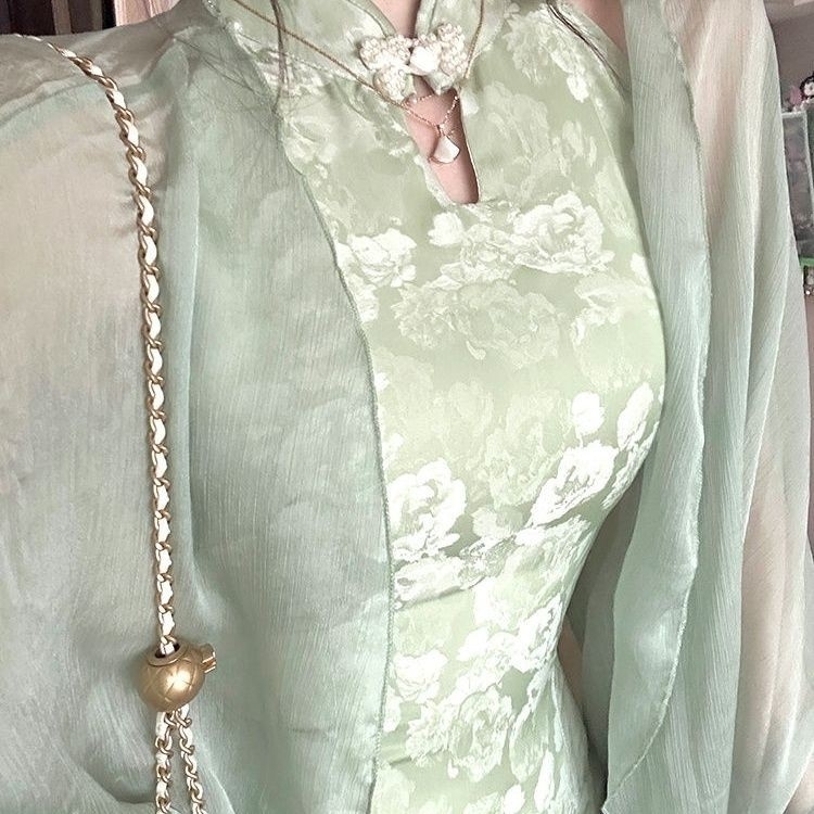 Női ujj nélküli napvédő kardigán virágmintás, könnyű poliészter anyag, laza szabás, pulóver stílus